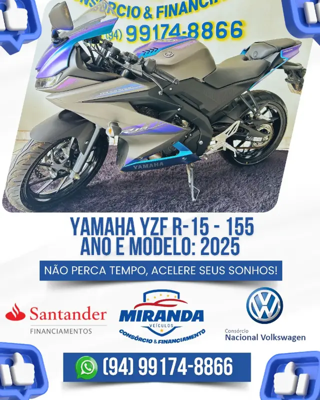 Moto Yamaha YZF R15 2025 ABS