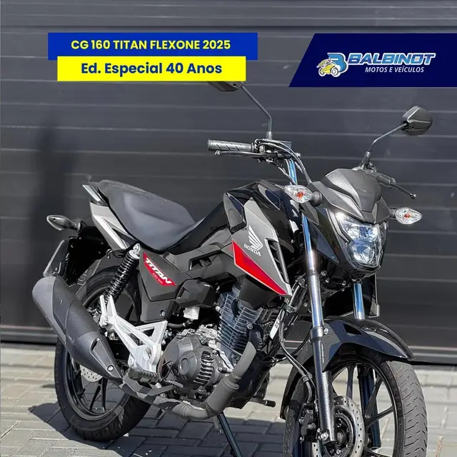 Moto Honda CG 160 2025 Titan