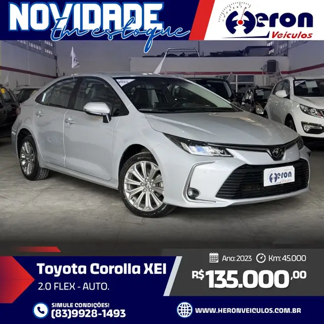 Carro Toyota Corolla 2023 XEi 2.0 Flex