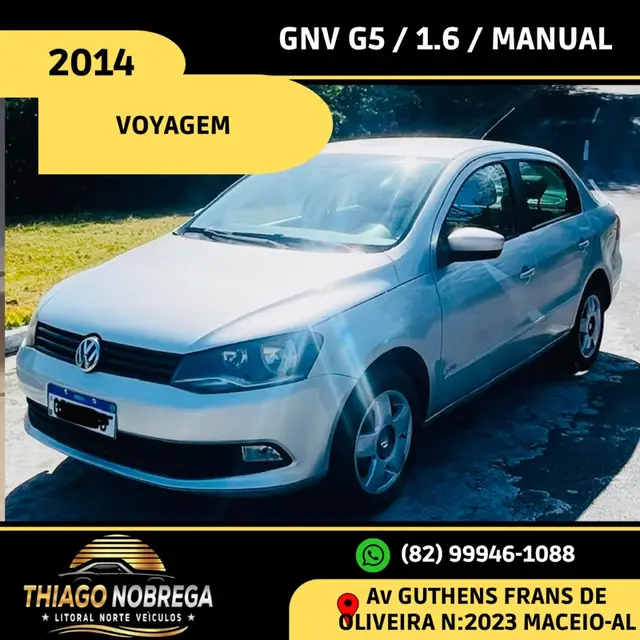 Carro Volkswagen Voyage 2014 1.6 VHT (Flex)