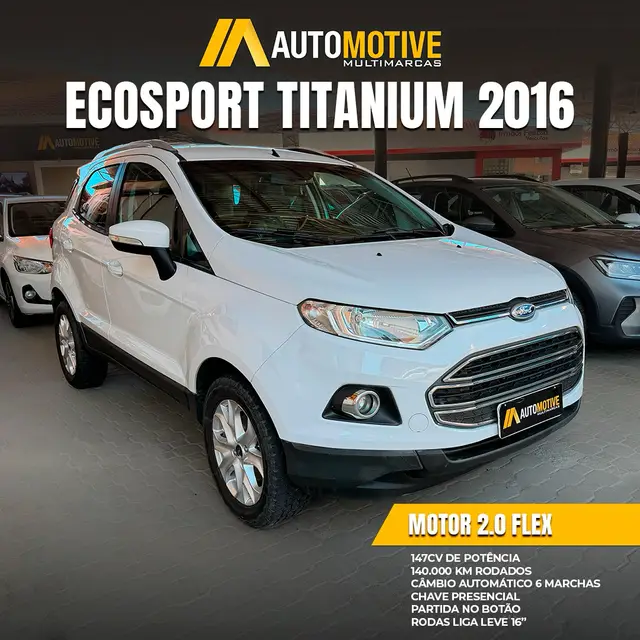 Carro Ford EcoSport 2016 Ecosport Titanium PowerShift 2.0 (Flex)