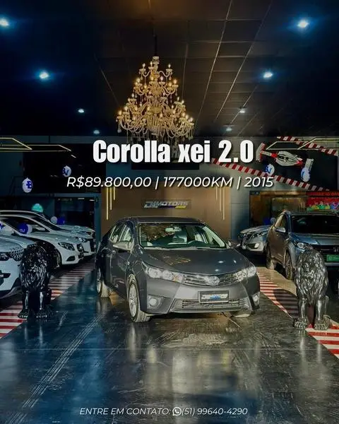 Carro Toyota Corolla 2015 2.0 Altis Multi-Drive S (Flex)