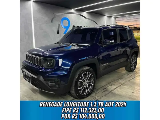 Carro Jeep Renegade 2024 Longitude T270 1.3 Turbo 4x2