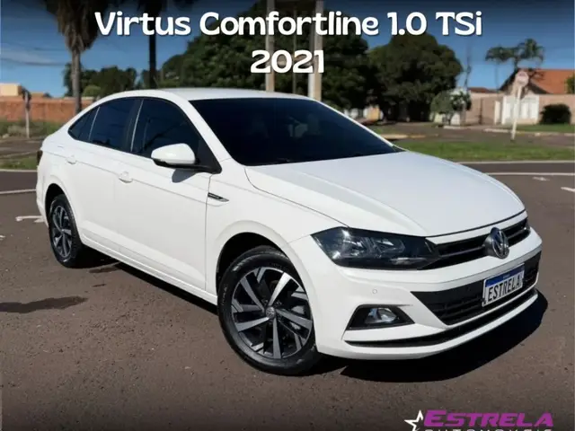 Carro Volkswagen Virtus 2021 1.0 200 TSI Comfortline (Flex) (Aut)