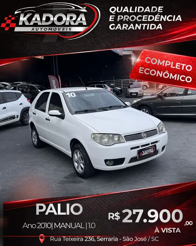 Carro Fiat Palio 2010 1.0 Economy Fire