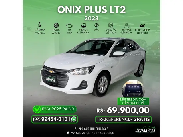 Carro Chevrolet Onix Plus 2023 LT 1.0