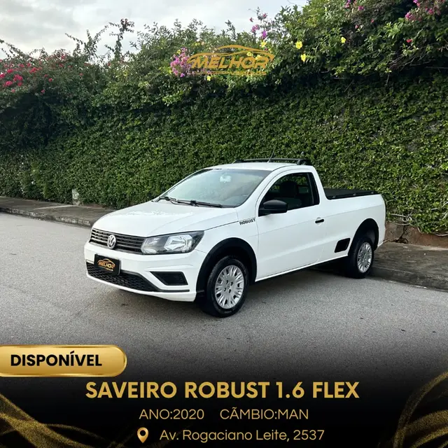 Carro Volkswagen Saveiro 2020 Robust 1.6 MSI CS (Flex)