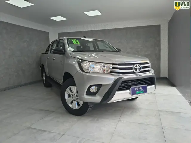 Carro Toyota Hilux Cabine Dupla 2018 Hilux 2.7 SR CD 4x2 (Flex) (Aut)