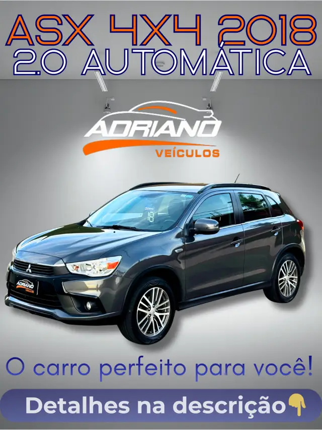 Carro Mitsubishi ASX 2018 2.0 16V CVT 4WD