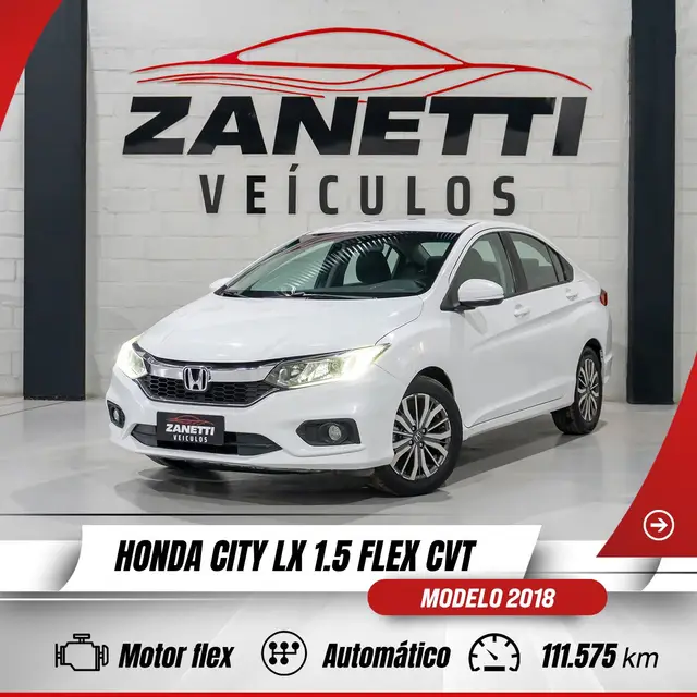 Carro Honda City 2018 LX 1.5 CVT (Flex)