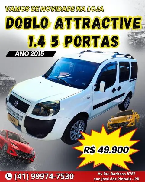 Carro Fiat Doblò 2015 Attractive 1.4 8V (Flex)