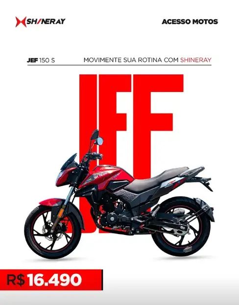 Moto Shineray JEF 150S 2026 ABS