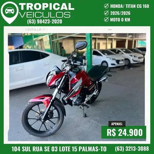 Moto Honda CG 160 2026 Titan