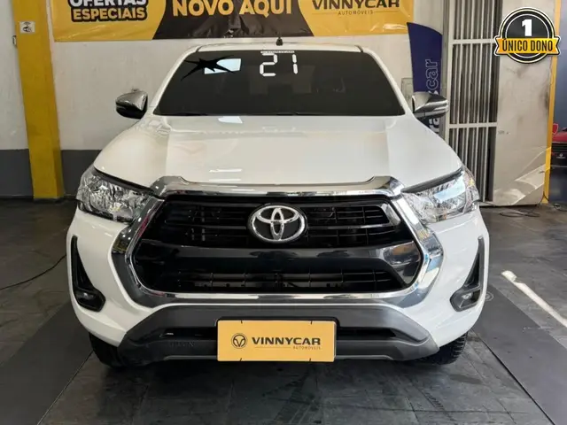 Carro Toyota Hilux Cabine Dupla 2021 SRV 2.7 CD 4x2 (Flex) (Aut)