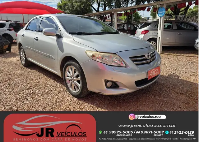 Carro Toyota Corolla 2009 Sedan SEG 1.8 16V (flex) (aut)
