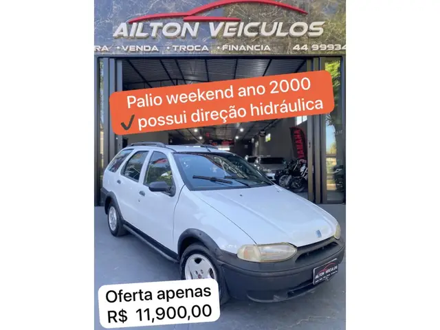 Carro Fiat Palio Weekend 2000 ELX 1.5 MPi