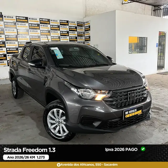 Carro Fiat Strada 2026 Freedom CD 1.3
