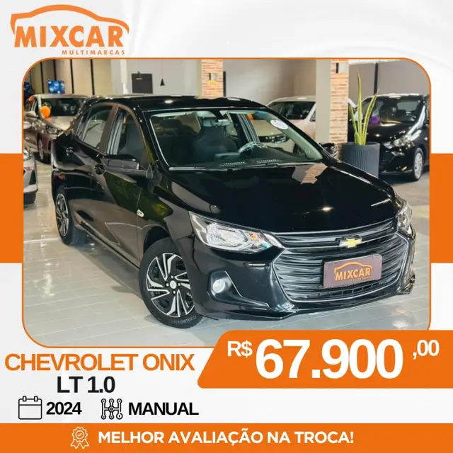Carro Chevrolet Onix 2024 LT 1.0