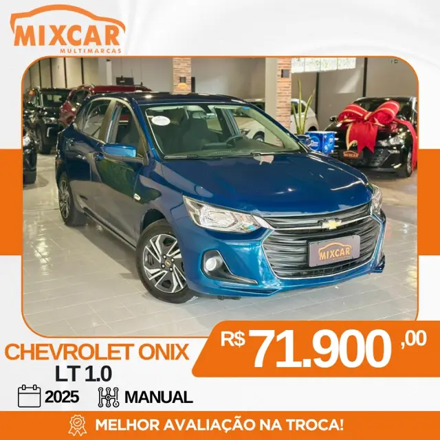 Carro Chevrolet Onix 2025 LT 1.0