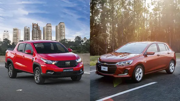 Enquanto Chevrolet passa por maus bocados, Fiat mantém ritmo de produção e crava quatro modelos entre os mais emplacados na primeira metade de 2021