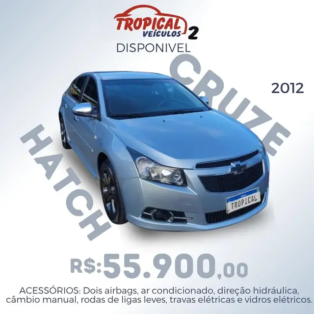 Carro Chevrolet Cruze Sport6 2012 LT 1.8 16V Ecotec (Flex)