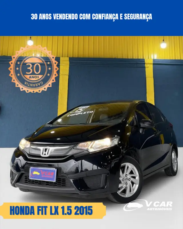 Carro Honda Fit 2015 1.5 16v LX (Flex)
