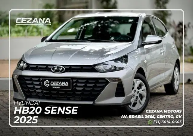 Carro Hyundai HB20 2025 1.0 Comfort Plus TGDI (Mec.)