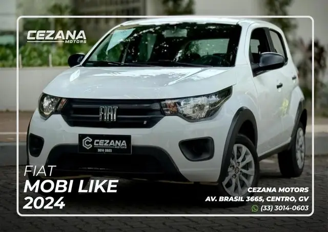 Carro Fiat Mobi 2024 Like 1.0