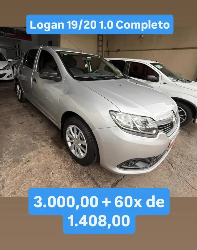 Carro Renault Logan 2020 Authentique 1.0 12V SCe (Flex)