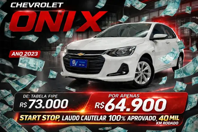 Carro Chevrolet Onix 2023 LT 1.0