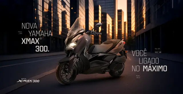 Moto Yamaha XMax 2026 300 Connected