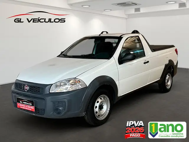 Carro Fiat Strada 2020 Hard Working 1.4 (Flex) (Cabine Simples)