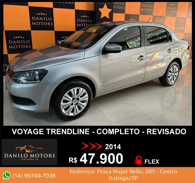 Carro Volkswagen Voyage 2014 1.0 City Mi Total Flex 8V
