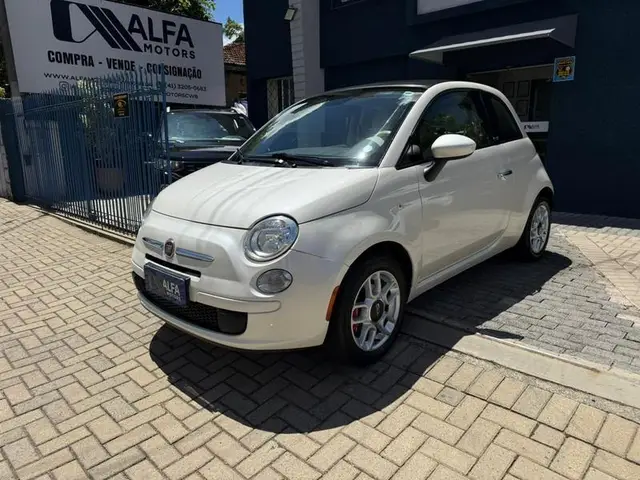 Carro Fiat 500 2014 Cabrio 1.4 Evo (Flex)