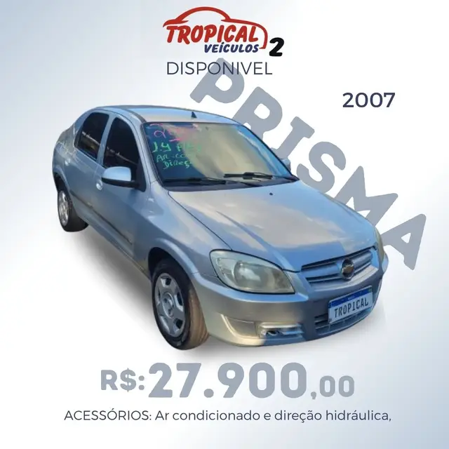 Carro Chevrolet Prisma 2007 Maxx 1.4 (Flex)