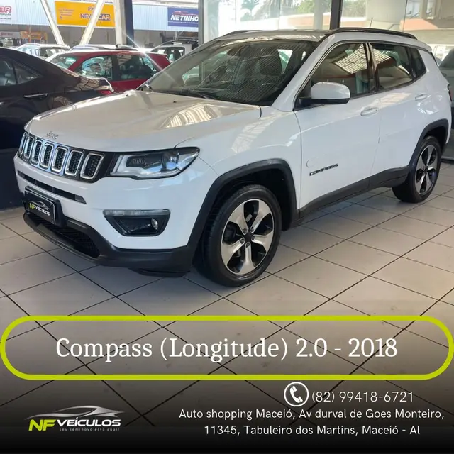 Carro Jeep Compass 2018 2.0 Longitude 4x2 (Aut) (Flex)