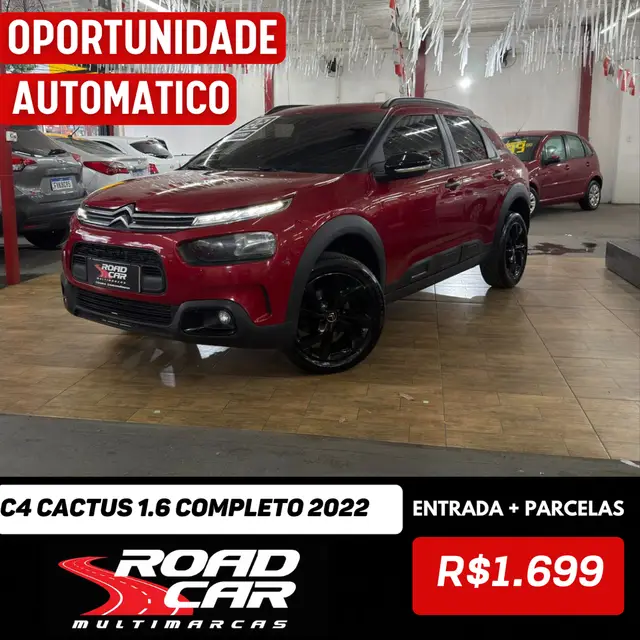 Carro Citroën C4 Cactus 2022 1.6 Feel (Aut) (Flex)