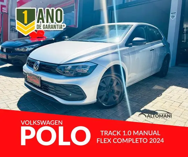 Carro Volkswagen Polo 2024 Track 1.0 Flex 12V 5p