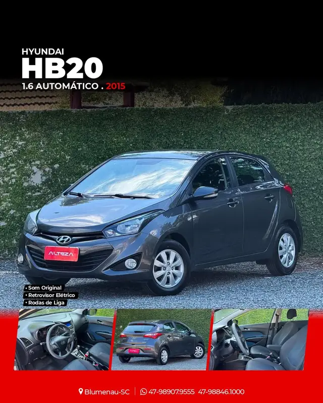 Carro Hyundai HB20 2015 1.6 Comfort Plus (Flex)