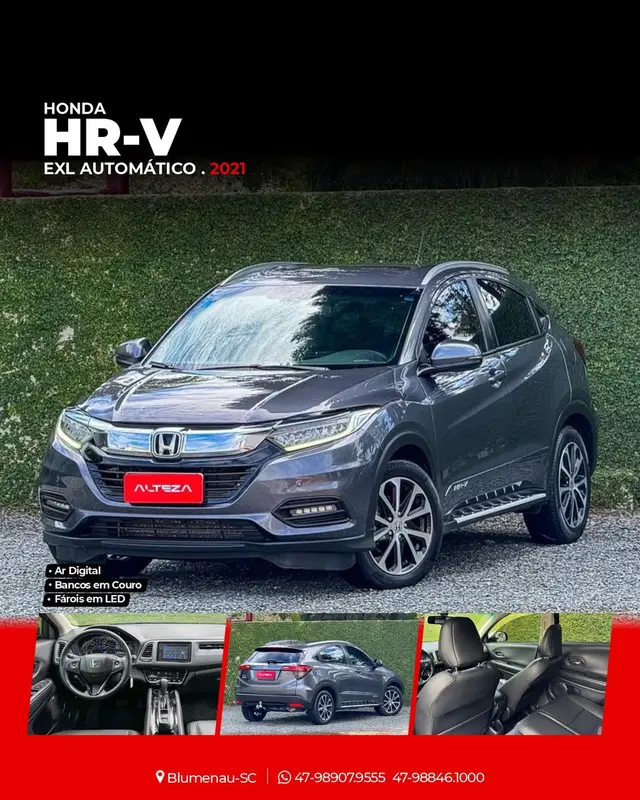 Carro Honda HR-V 2021 EXL 1.8