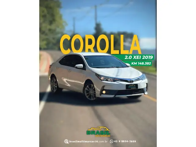 Carro Toyota Corolla 2019 2.0 XEi Multi-Drive S (Flex)