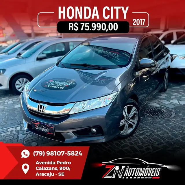 Carro Honda City 2017 EX 1.5 CVT (Flex)
