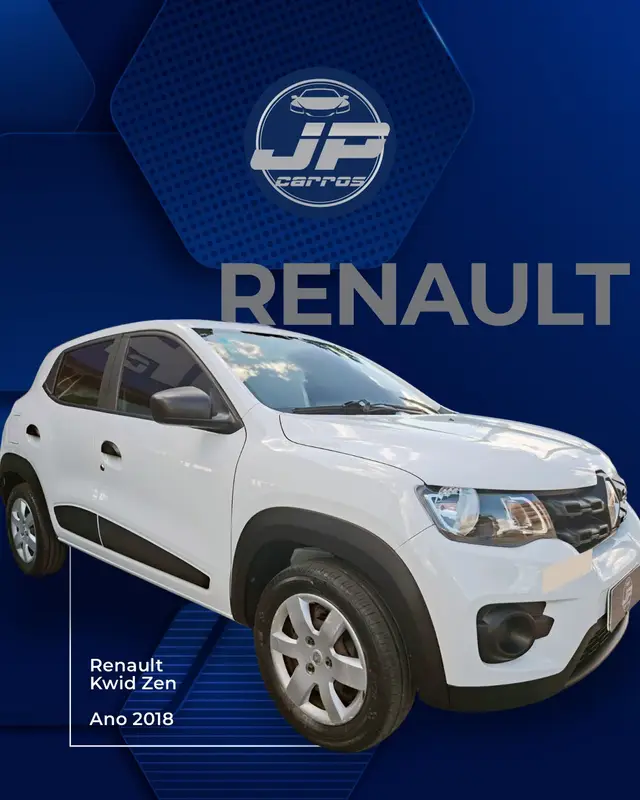 Carro Renault Kwid 2018 Zen 1.0 12v SCe (Flex)