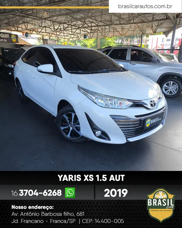 Carro Toyota Yaris Sedan 2019 1.5 XS CVT (Flex)