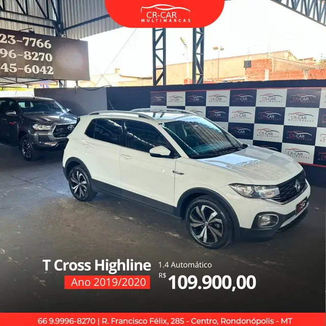 Carro Volkswagen T-Cross 2020 1.4 TSI Highline (Aut) (Flex)