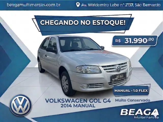 Carro Volkswagen Gol 2014 1.0 Mi Total Flex 8V 4p