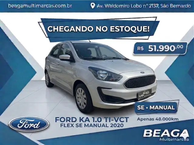 Carro Ford Ka 2020 1.0 SE (Flex)