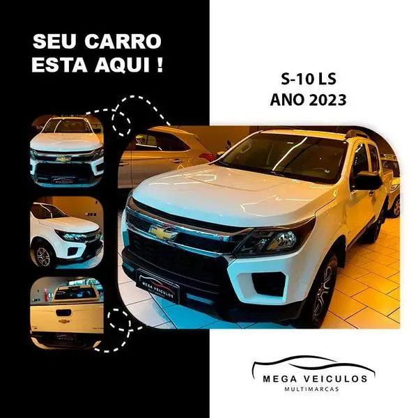 Carro Chevrolet S10 Cabine Dupla 2023 LS 2.8 Turbodiesel