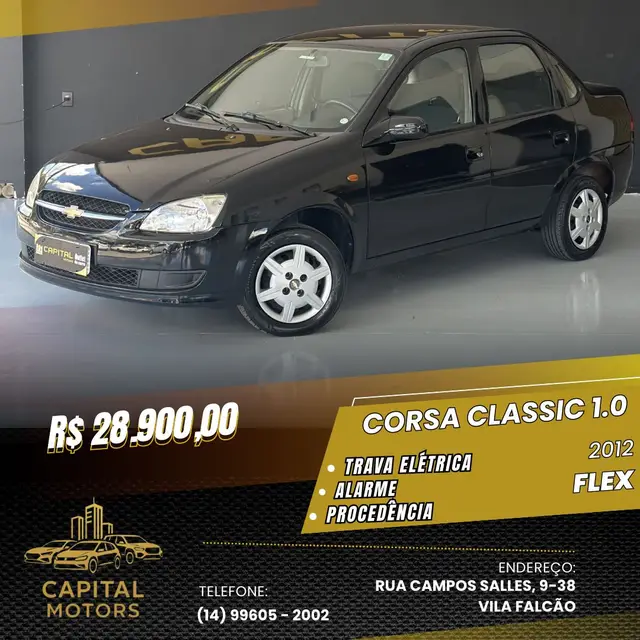 Carro Chevrolet Classic 2012 LS VHC E 1.0 (Flex)