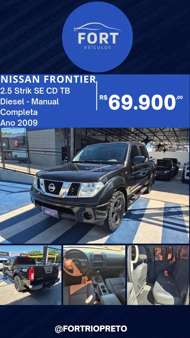 Carro Nissan Frontier 2009 SE 4x2 2.5 16V (cab. dupla)